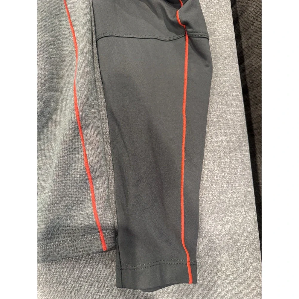 Nike TIGER WOODS COLLECTION Mens S 1/4 Zip Grey Infared Golf Pullover/Sweatshirt